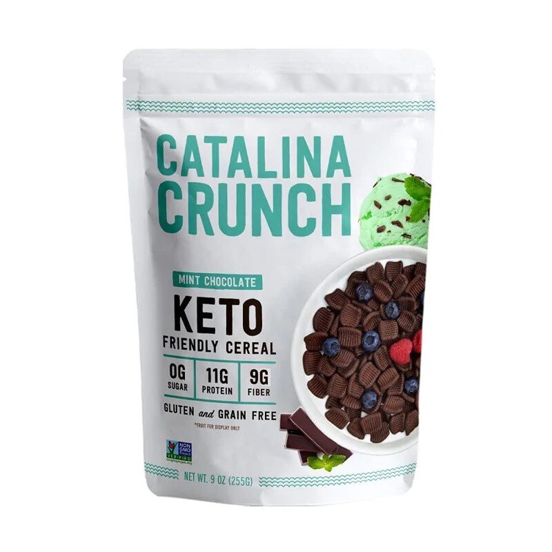 Catalina Crunch Mint Chocolate KETO Friendly Cereal Gluten Free