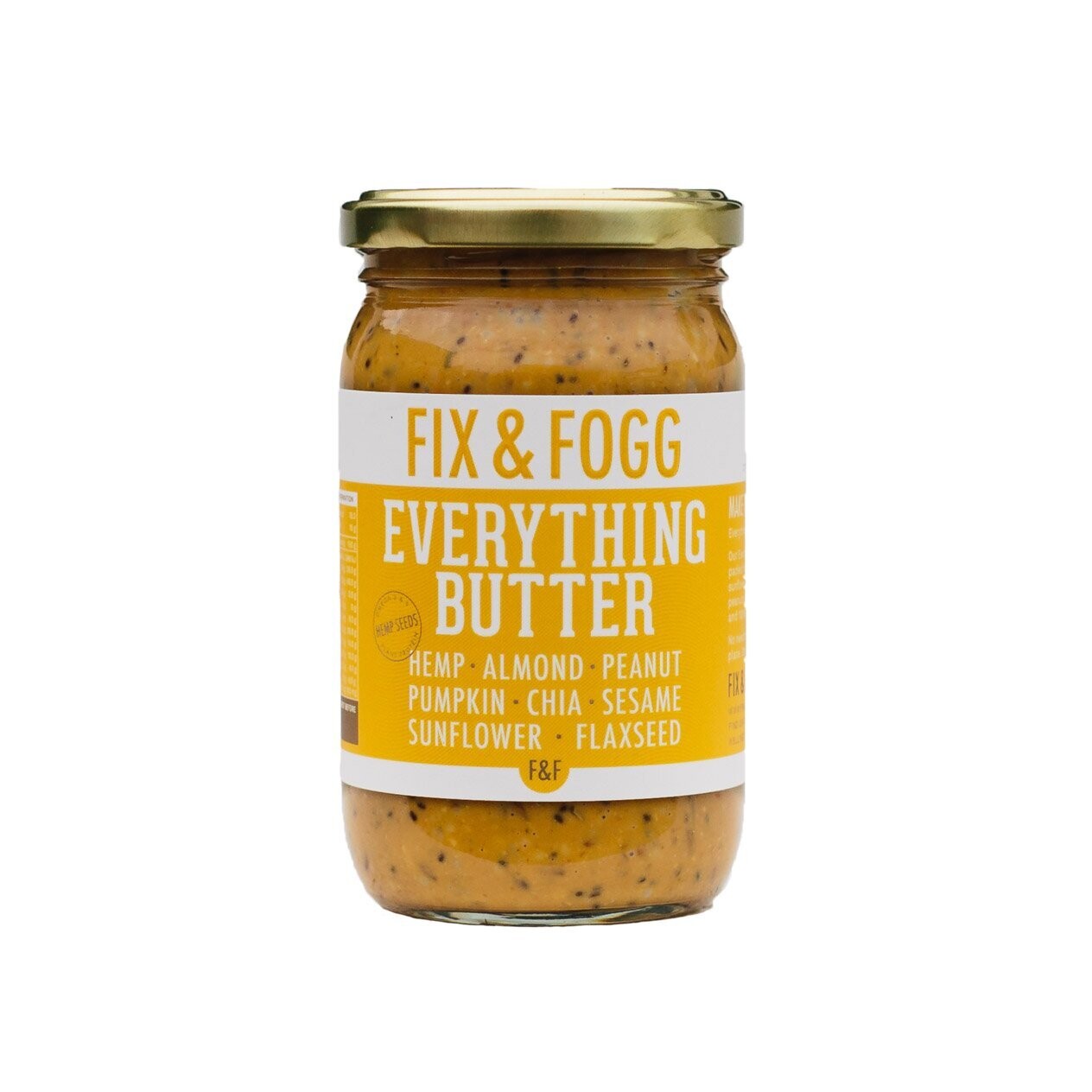 Fix & Fogg Everything Butter - Hemp, Almond, Peanut, CHia, Sesame, Sunflower, Flaxseed