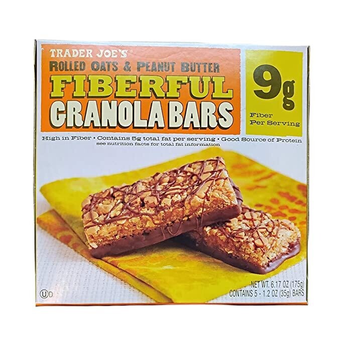 Trader Joe's Rolled Oats & Peanut Butter Fiberful Granola Bars