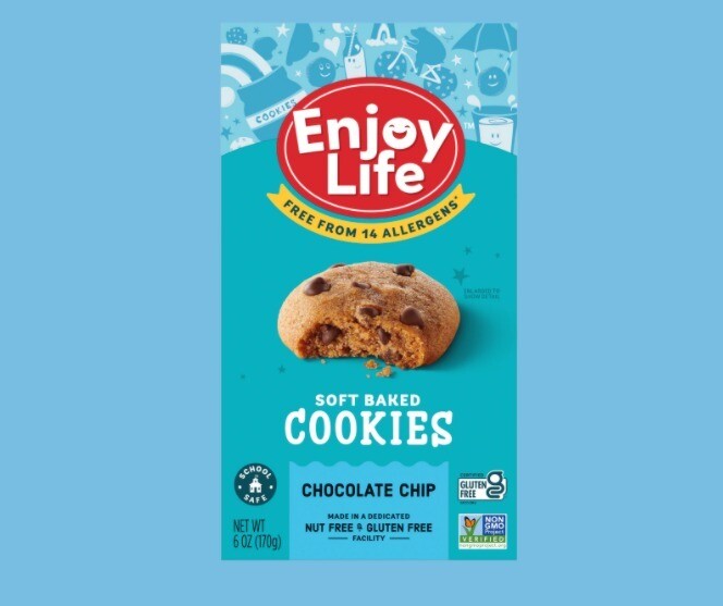 Enjoy Life Soft Baked Cookies Chocolate Chip Allergy Friendly Gluten Free