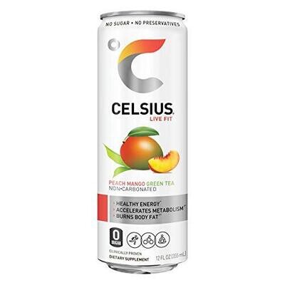 Celsius Live Fit Sparkling Peach Mango