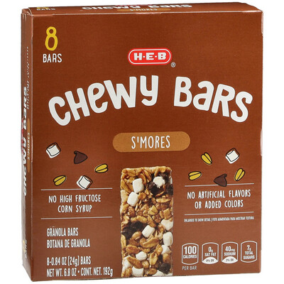 HEB Chewy Granola Bars S’mores 