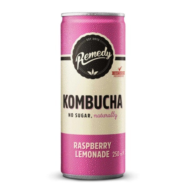 Remedy Organic Kombucha No Sugar Raspberry Lemonade