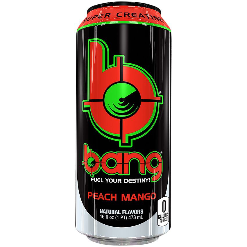 Bang Potent Brain and Body Fuel Peach Mango Super Creatine