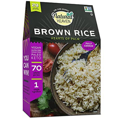 Natural Heaven Brown Rice Hearts of Palms Fully Cooked Ready to Eat
