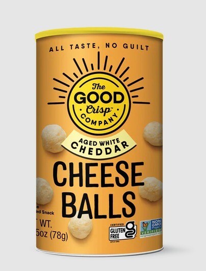 The Good Crisps Aged White Cheddar Cheese Balls