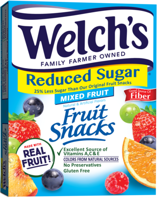 Welch's Reduced Sugar Mixed Fruit Snacks