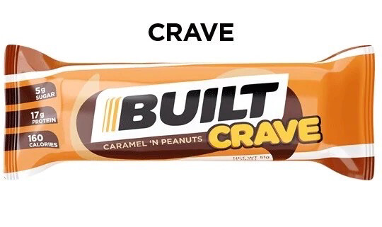 Built Crave Caramel N Peanuts Protein Bar
