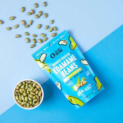 The Only Bean Crunchy Roasted Edamame Beans Sea Salt High Protein Supersnack
