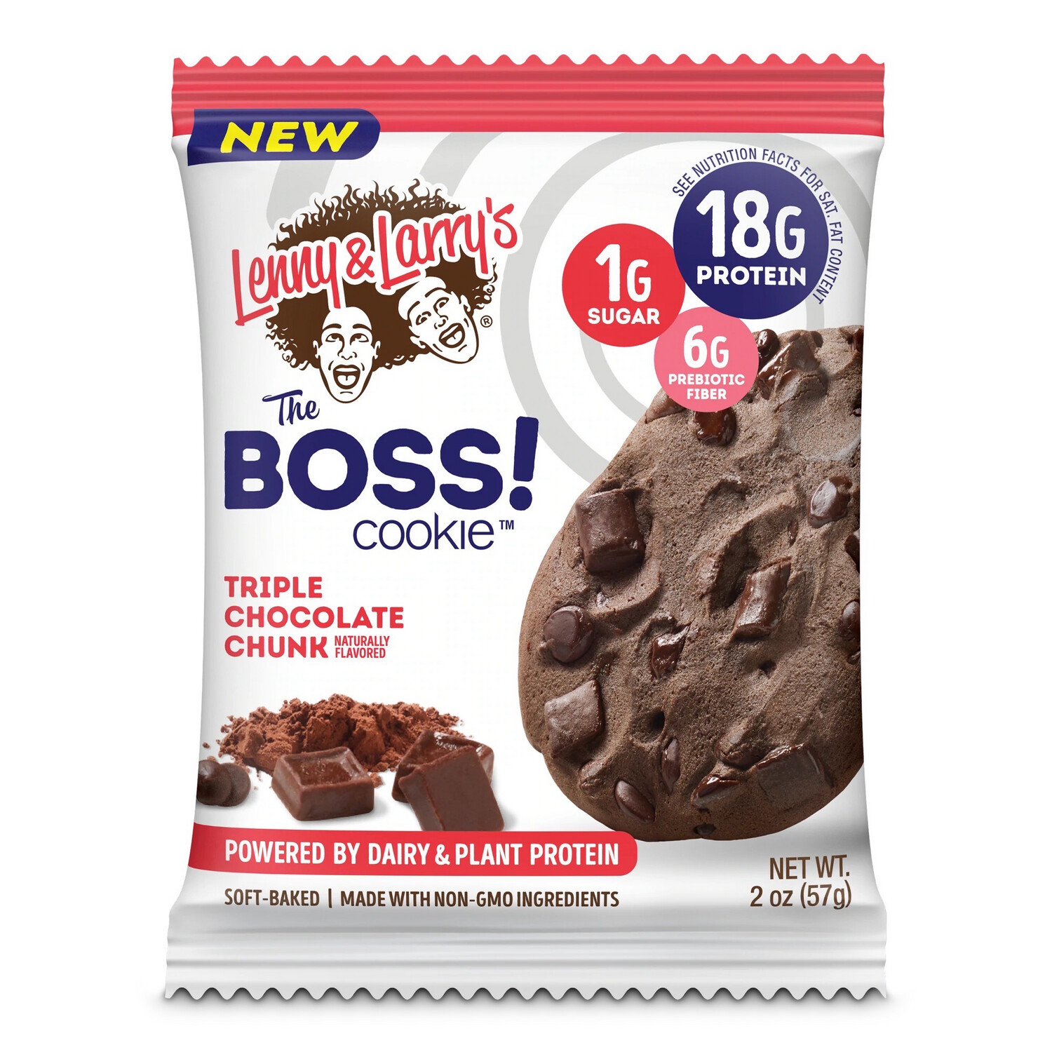 Lenny & Larry’s The Boss Cookie Triple Chocolate Chunk 18g Protein