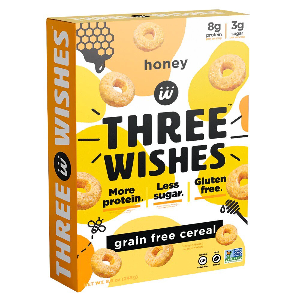 Three Wishes Chocolate Honey 8g Pro 3g Sugar