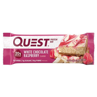 Quest White Chocolate Raspberry Protein Bar
