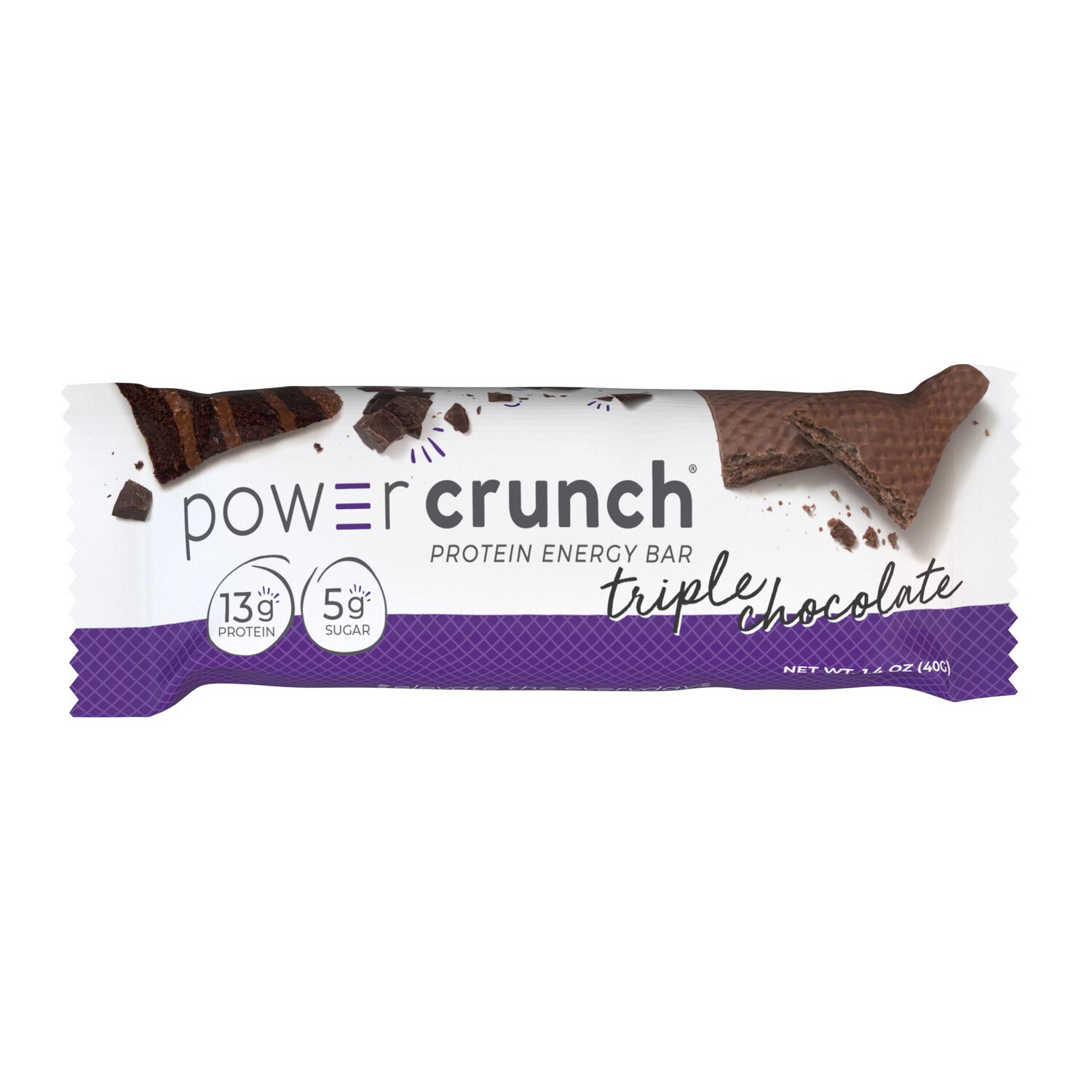 Power Crunch Protein Energy Bar Triple Chocolate 5 PACK