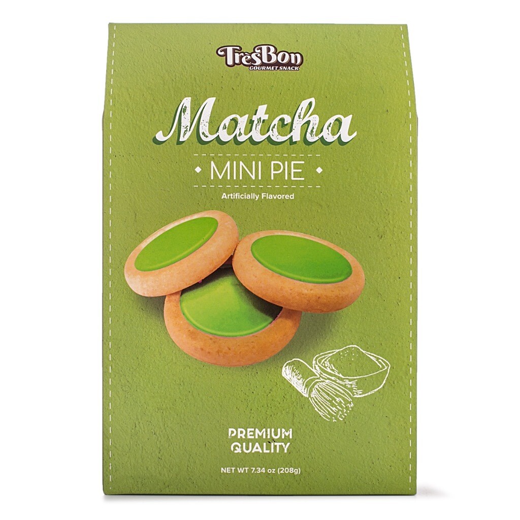 TresBon Matcha Mini Pie Cookies