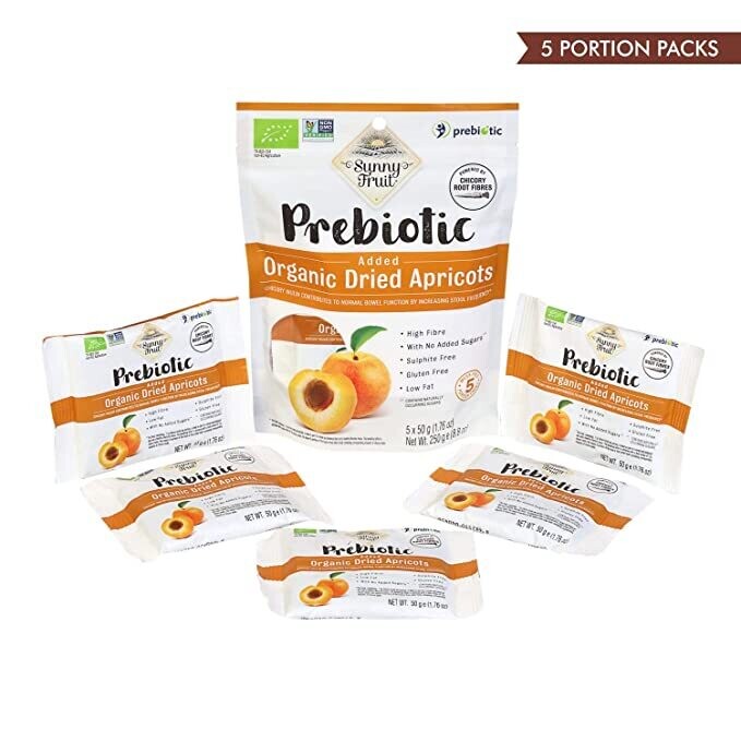 Sunny Fruit Prebiotic Added Organic Dried Apricots