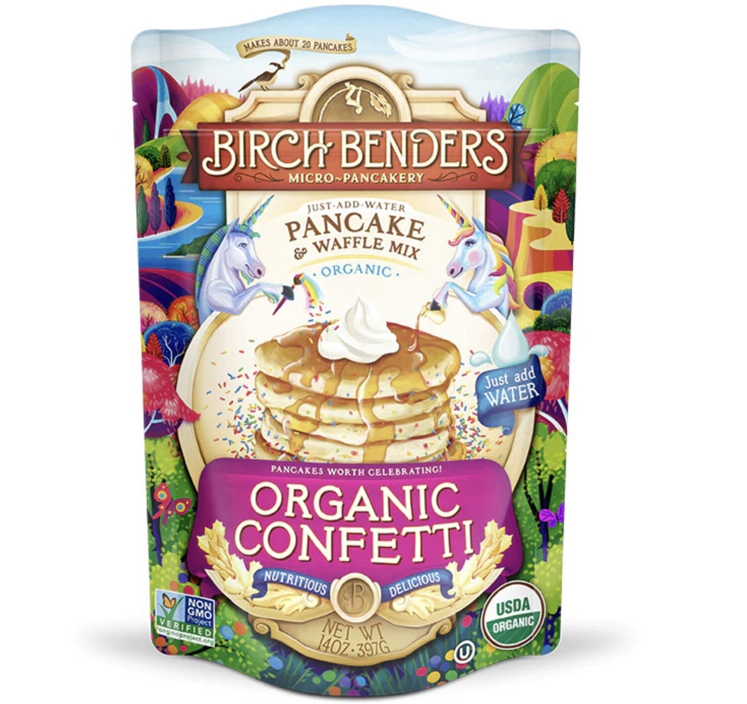 Birch Benders Organic Confetti Pancake & Waffle Mix Vegan