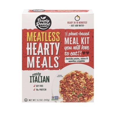 Deeply Rooted Farms Meals Plant Based Rice, Sauce & Meatless Crumbs Zesty Italian