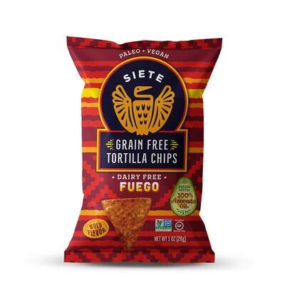 Siete Foods Grain Free Tortillas Chips Fuego