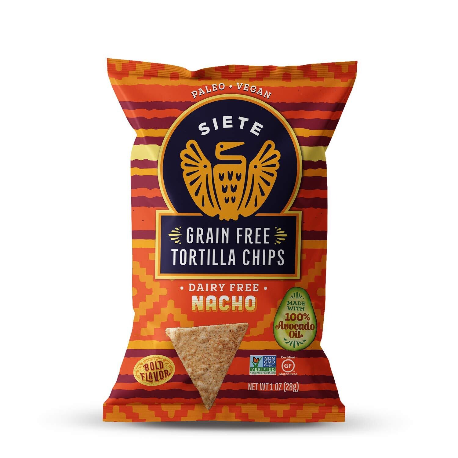 Siete Foods Grain Free Tortillas Chips Nacho