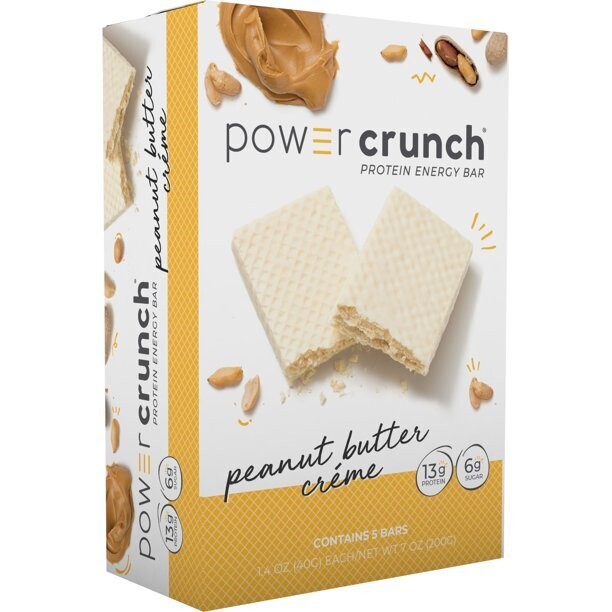 Power Crunch Protein Energy Bar Peanut Butter Creme 5 PACK