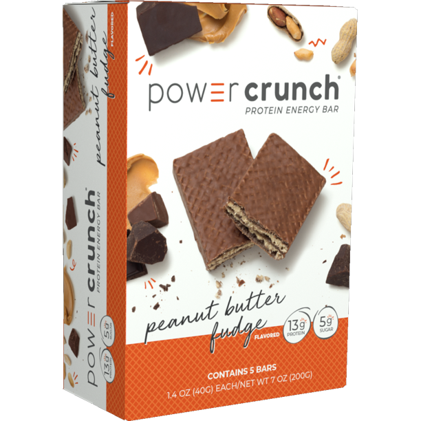 Power Crunch Protein Energy Bar Peanut Butter Fudge 5 PACK