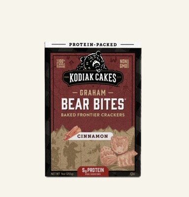 Kodiak Cakes Graham Bear Bites Crackers Cinnamon