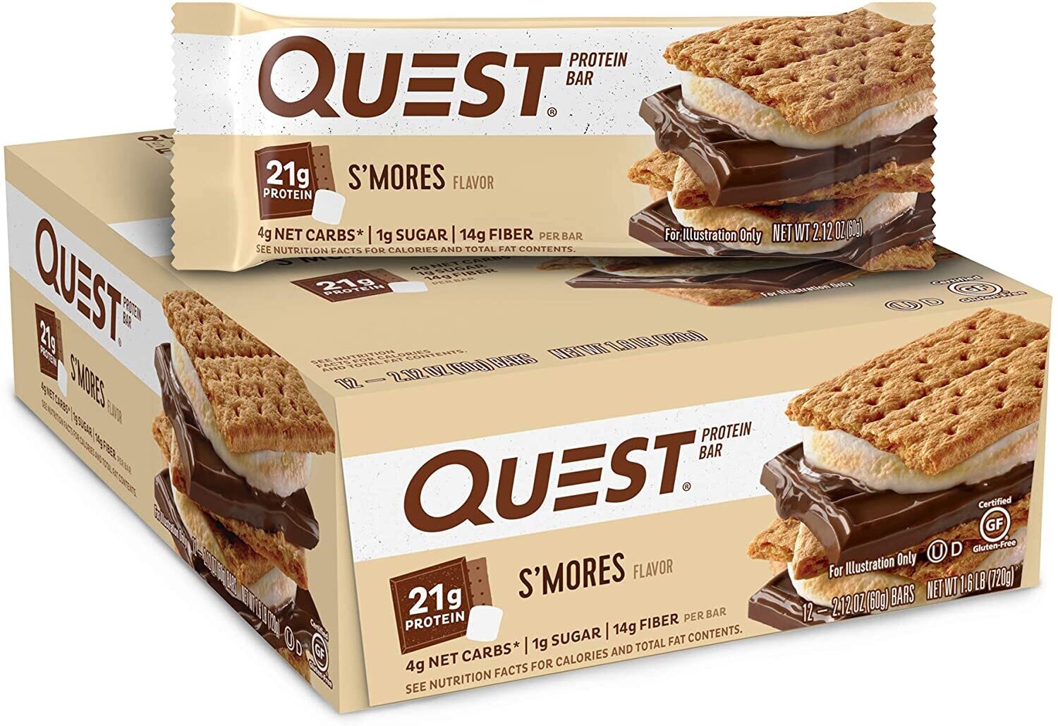 Quest Smores Protein Bars 12 pack 