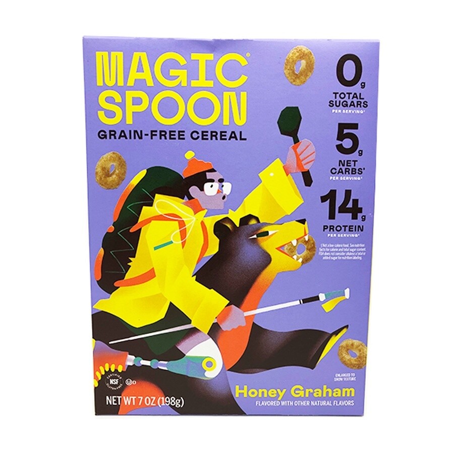Magic Spoon Grain Free Cereal Honey Graham 14g Pro Zero Sugar