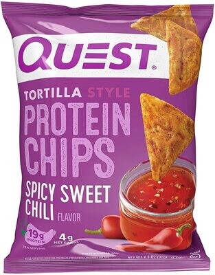 Quest Tortilla Style Protein Chips Spicy Sweet Chili