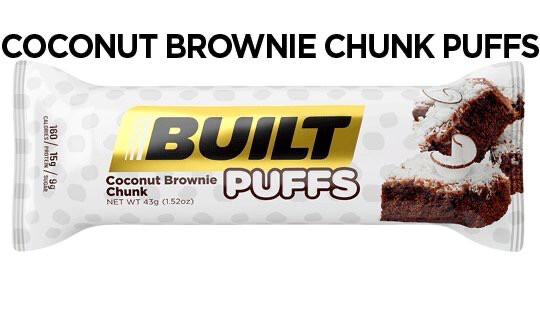 Built Bar Puffs Coconut Brownie Chunk 15g Pro
