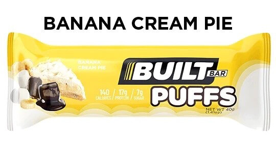 Built Bar Puffs Banana Cream Marshmallow 17g Protein 