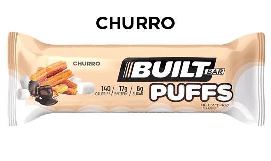 Built Bar Puffs Churro Marshmallow 17g Protein 