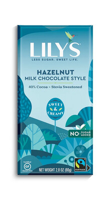 Lily’s Hazelnut Stevia Sweetened No Sugar Added