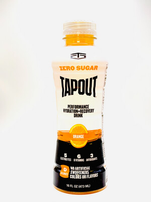 Tapout Zero Sugar Performance Hydration + Recovery Drink Orange