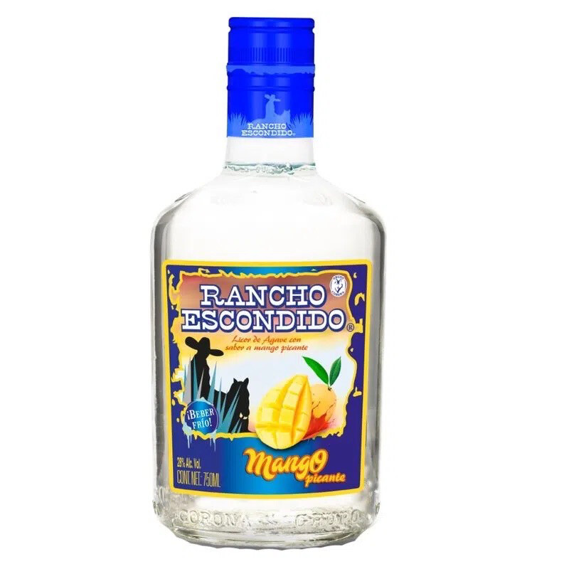 Rancho Escondido Licor De Agave Con Sabor A Mango Picante