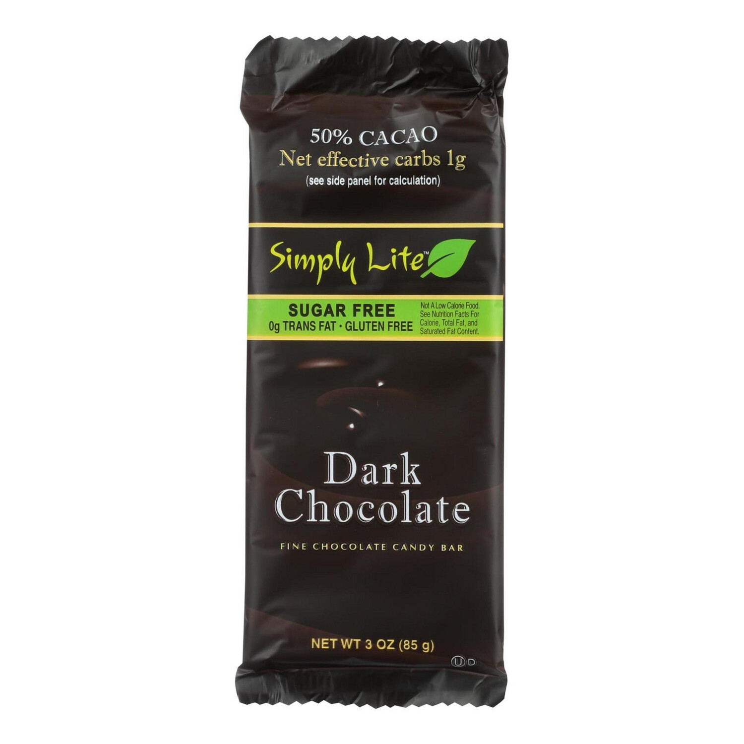 Simply Lite Sugar Free Dark Chocolate Confectionery 50% Cacao