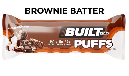 Built Bar Puffs Brownie Batter 17g Protein 
