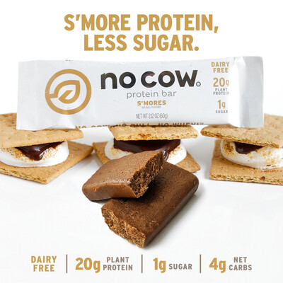 No Cow Protein Bar S’mores 20g Pro