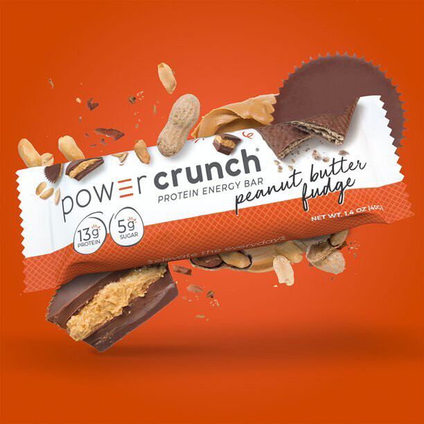 Power Crunch Protein Energy Bar Peanut Butter Fudge 12 Pack 