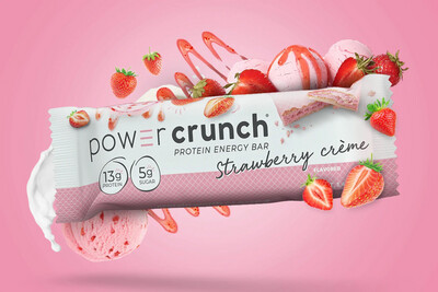 Power Crunch Protein Energy Bar Strawberry Creme 12 Pack 