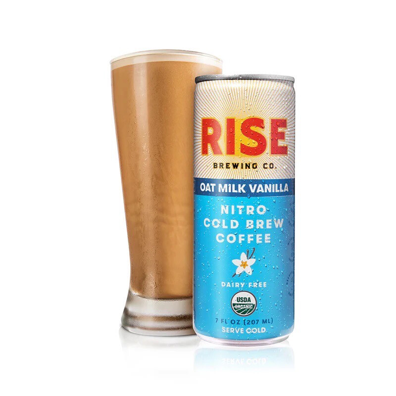 Rise Brewing Co. Oat Milk Vanilla Nitro Cold Brew Coffee