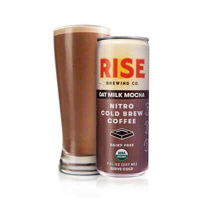 Rise Brewing Co. Oat Milk Mocha Nitro Cold Brew Coffee