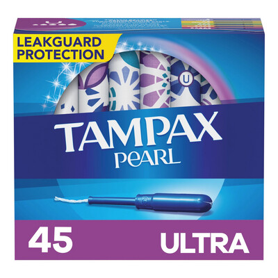 Tampax Pearl LeakGuard Protection 45 Tampons Ultra 