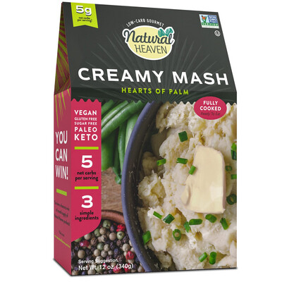 Natural Heaven Creamy Mash Hearts of Palms Ready to Eat