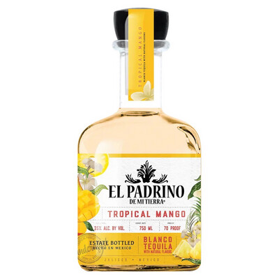 El Padrino De Mi Tierra Tropical Mango Tequila Blanco Keto Friendly 
