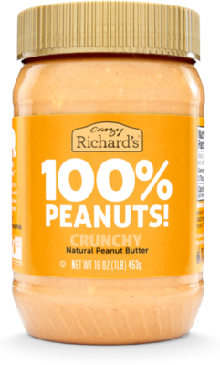 Crazy Richard’s 100% Peanuts Crunchy 16 Oz 