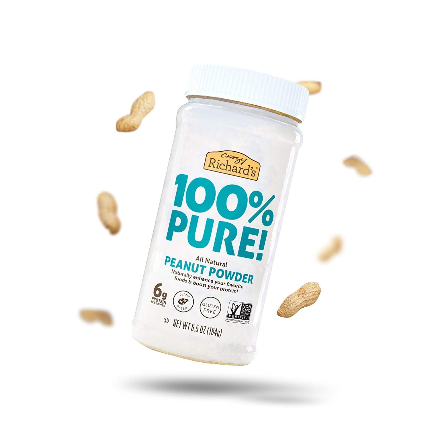 Crazy Richard’s 100% Pure All Natural Peanut Powder 6.5 Oz