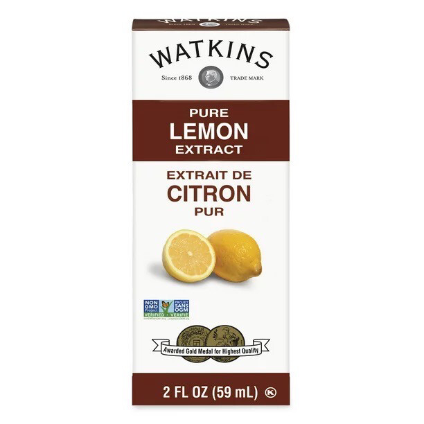Watkins Pure Lemon Extract 2 Fl Oz