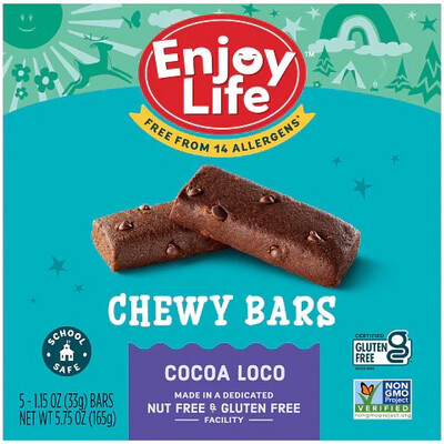 Enjoy Life Chewy Bars Cocoa Loco Allergy Friendly