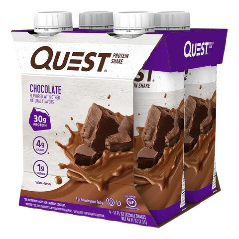 Quest Chocolate  30g Protein Shake 4 pack